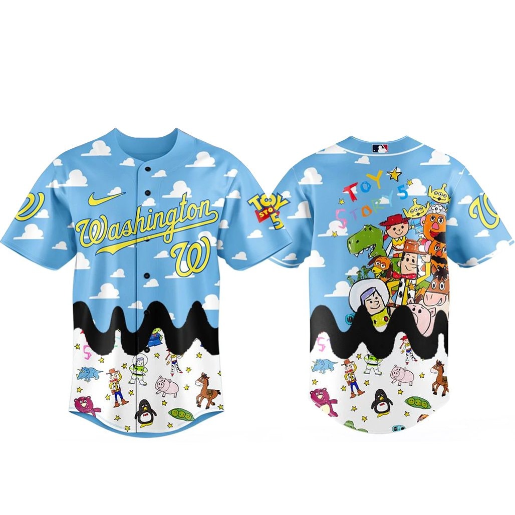 Baseball Team x Toy Story 5 Baseball Jersey Version 2