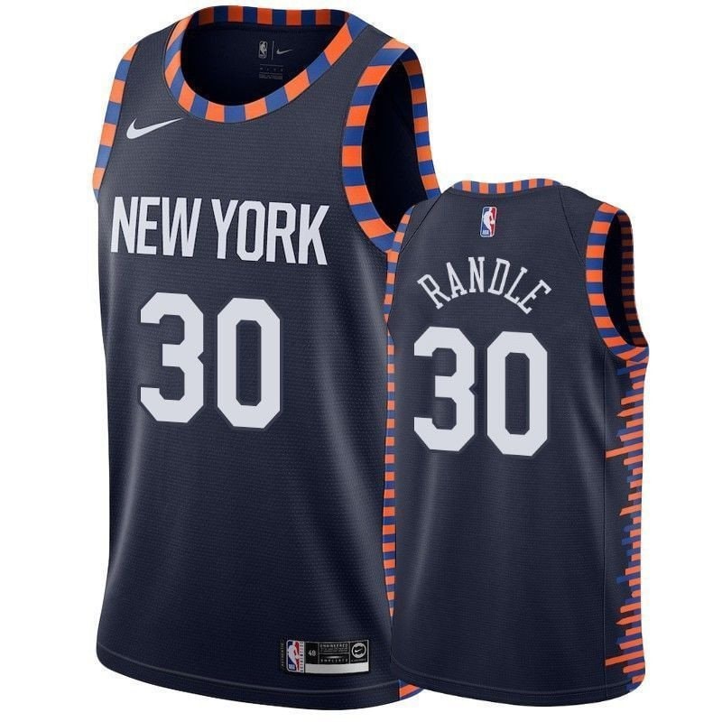 Basketball Team Julius Randle 30 City Men's Jersey