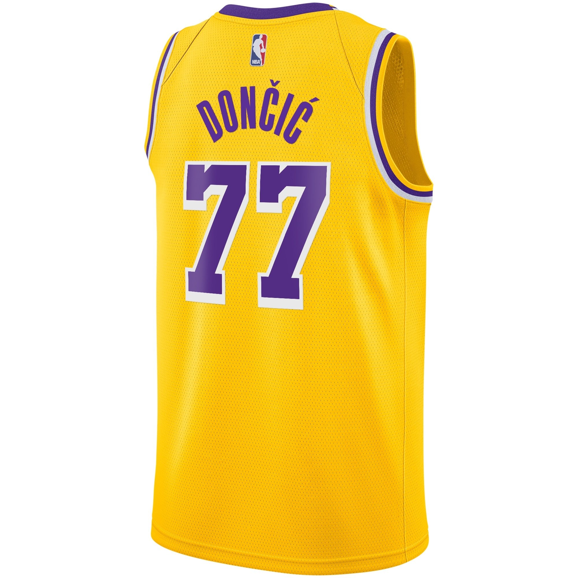 Los Angeles Lakers Icon Edition Swingman Jersey Gold Luka Doncic Youth