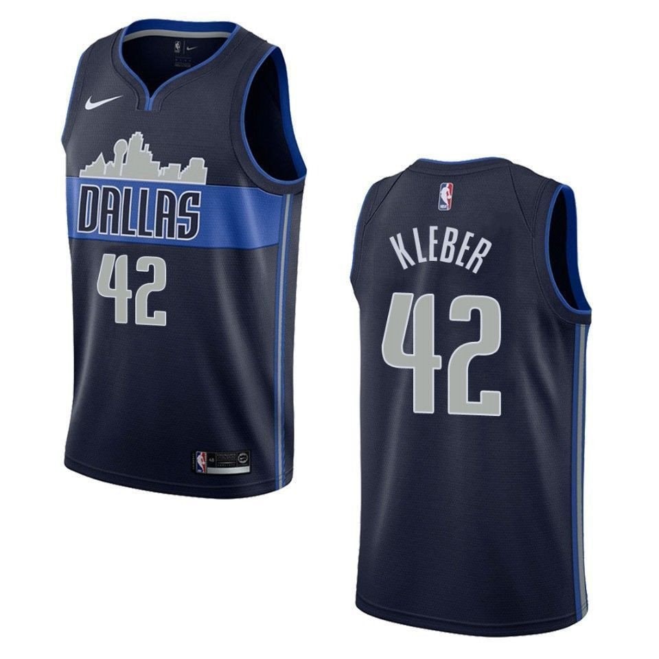 Men Dallas Mavericks Maxi Kleber 42 Statement Swingman Jersey Navy
