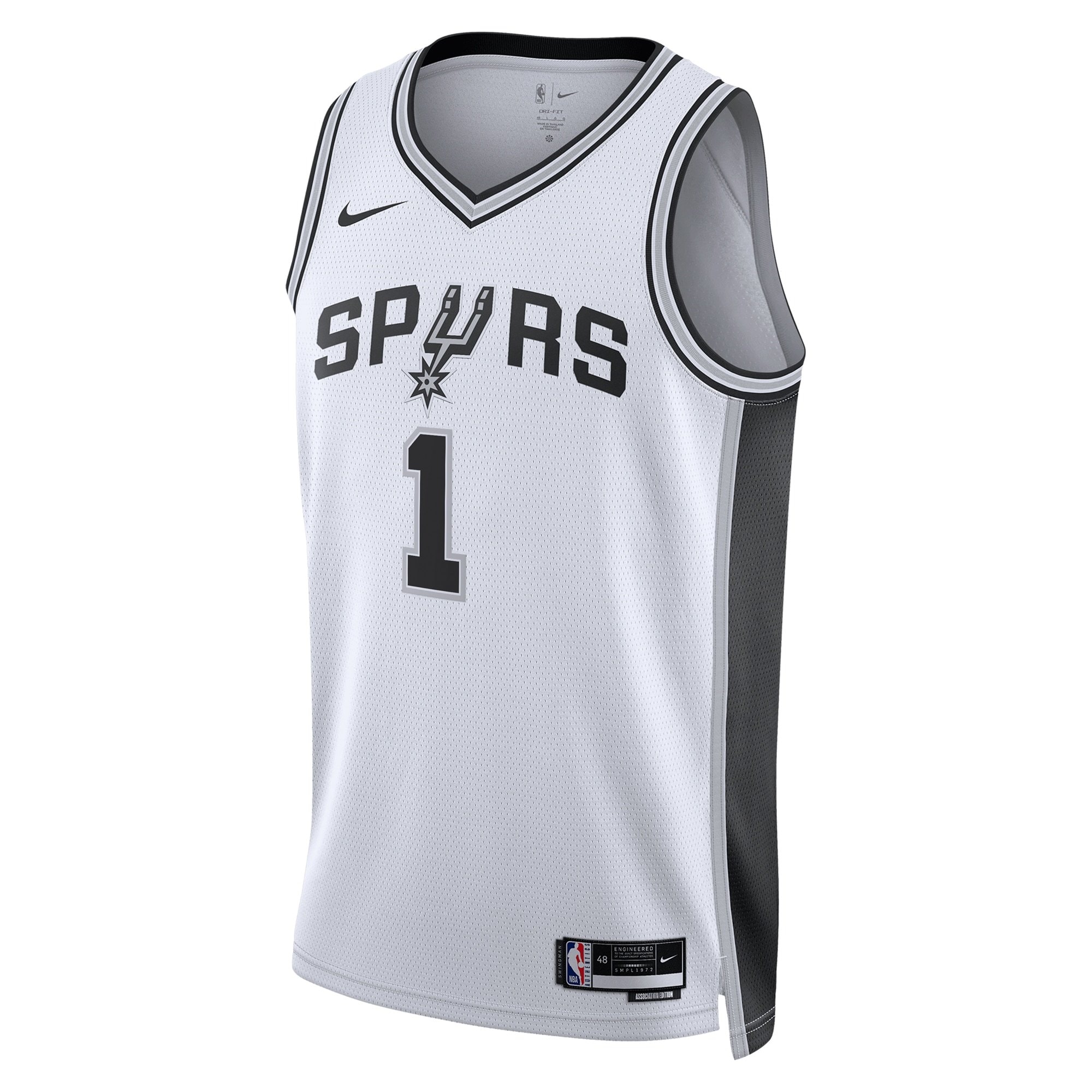 San Antonio Spurs Victor Wembanyama Association Edition Swingman Jersey White Unisex