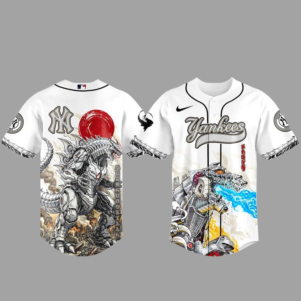 Baseball Team x MechaGodzilla Monster Baseball Jersey