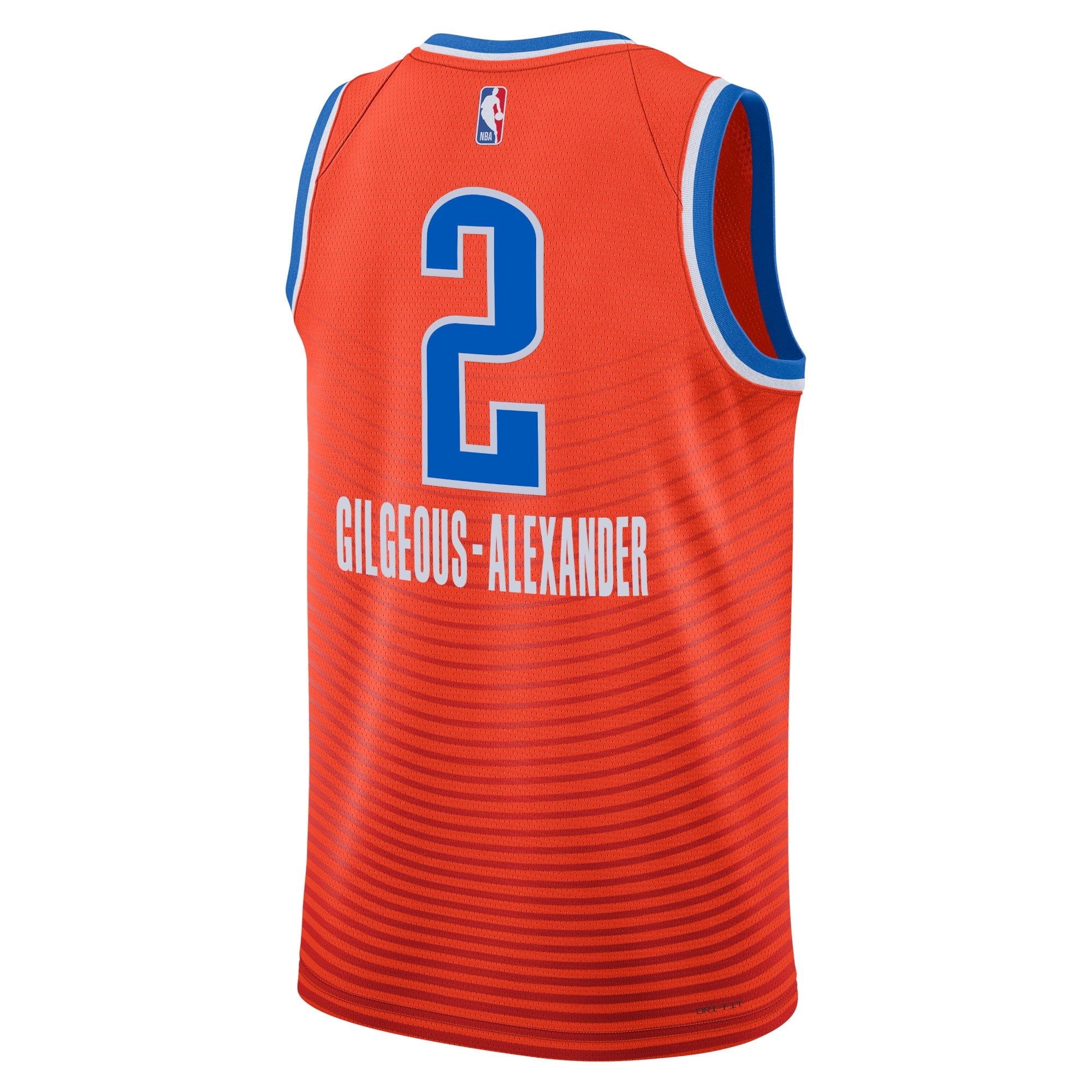 Oklahoma City Thunder Jordan Statement Edition Swingman Jersey Orange Shai Gilgeous-Alexander Unisex