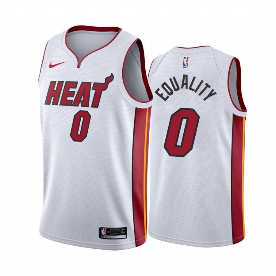 Men's Meyers Leonard Equality Heat Association Jersey Multicolor S-3XL