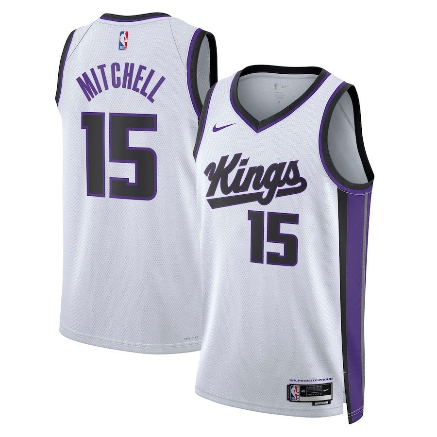 Davion Mitchell 15 Sacramento Kings Unisex Swingman Jersey Association Edition White
