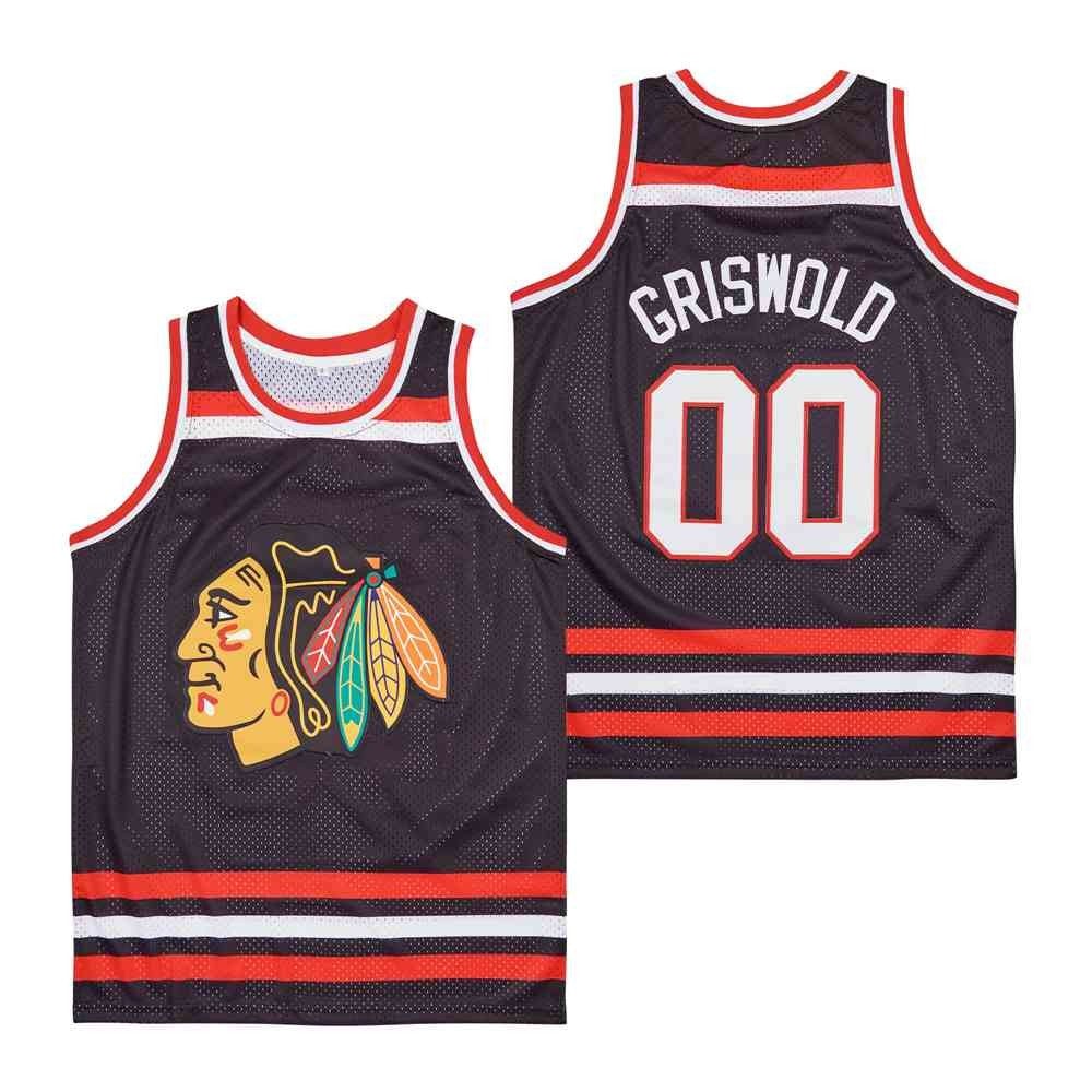 Griswold 00 Chicago Blackhawks Swingman Jersey Black Unisex Adult Sizes S-3XL