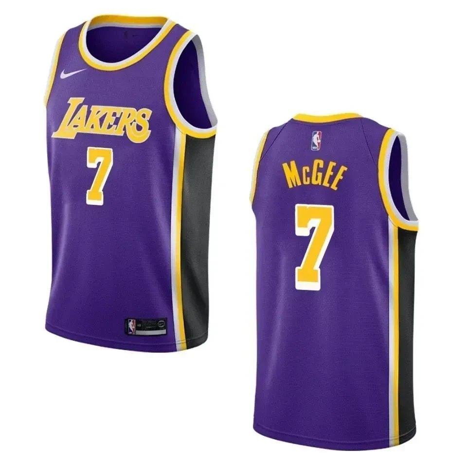Men's Los Angeles Lakers JaVale McGee #7 Statement Swingman Jersey Purple
