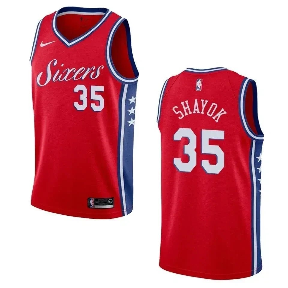 Men's Basketball Team 35 Marial Shayok Statement Swingman Jersey - Red