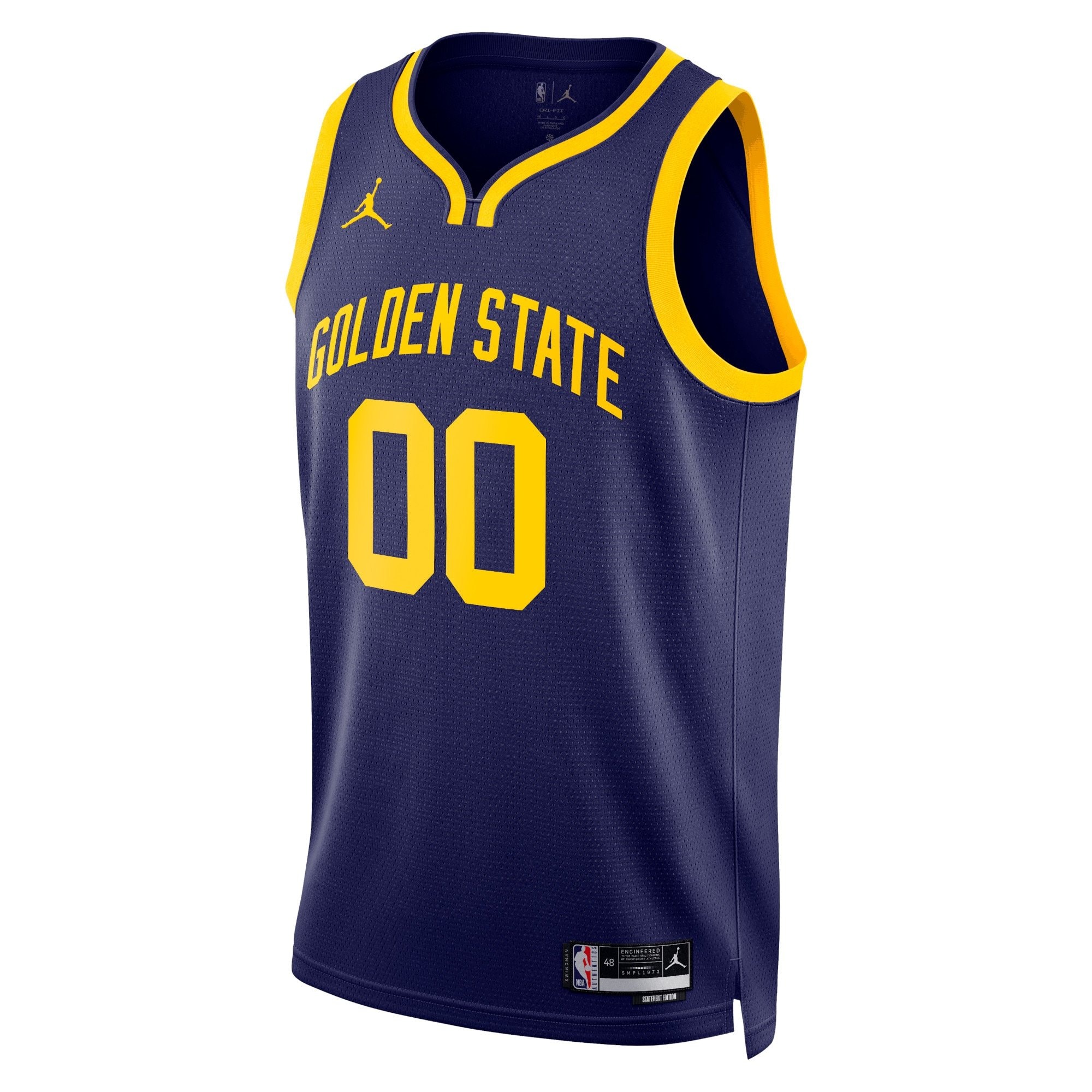 Golden State Warriors Jordan Statement Edition Swingman Jersey Blue Jonathan Kuminga Unisex