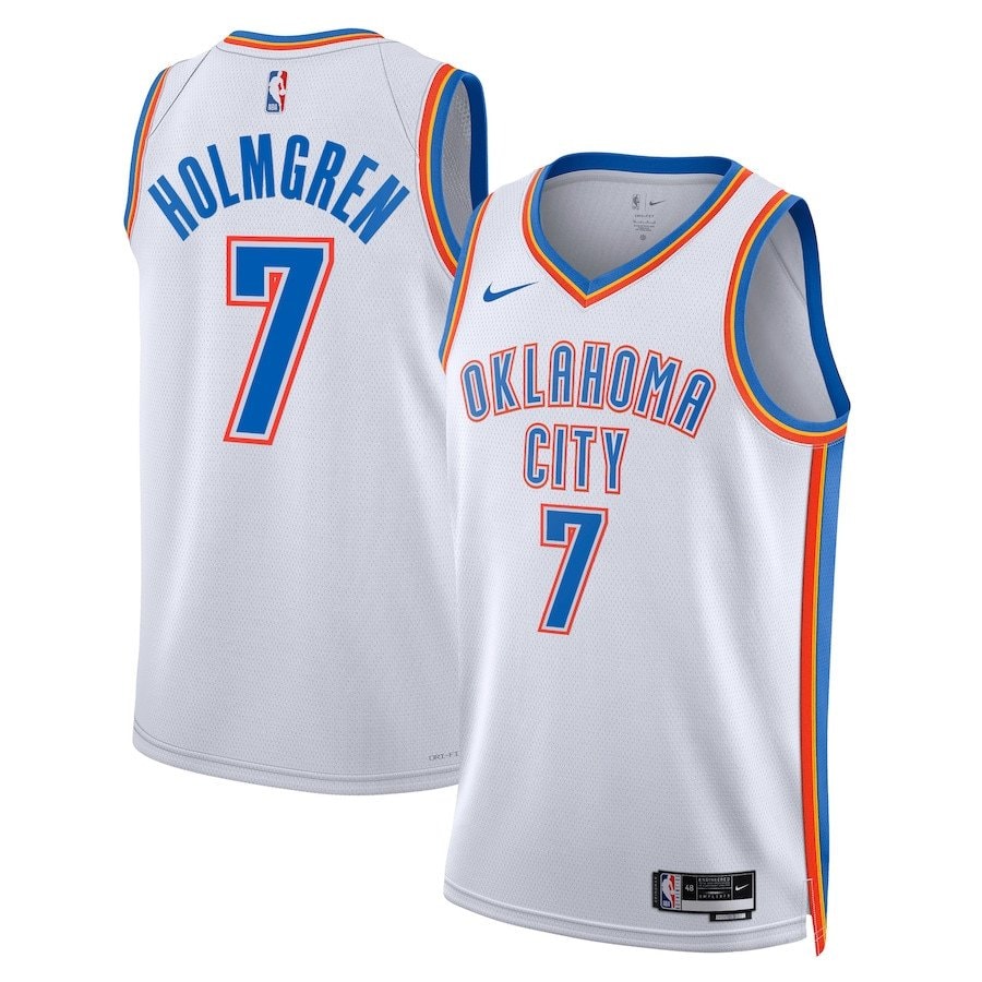 Chet Holmgren Oklahoma City Thunder Unisex Swingman Jersey Association Edition White