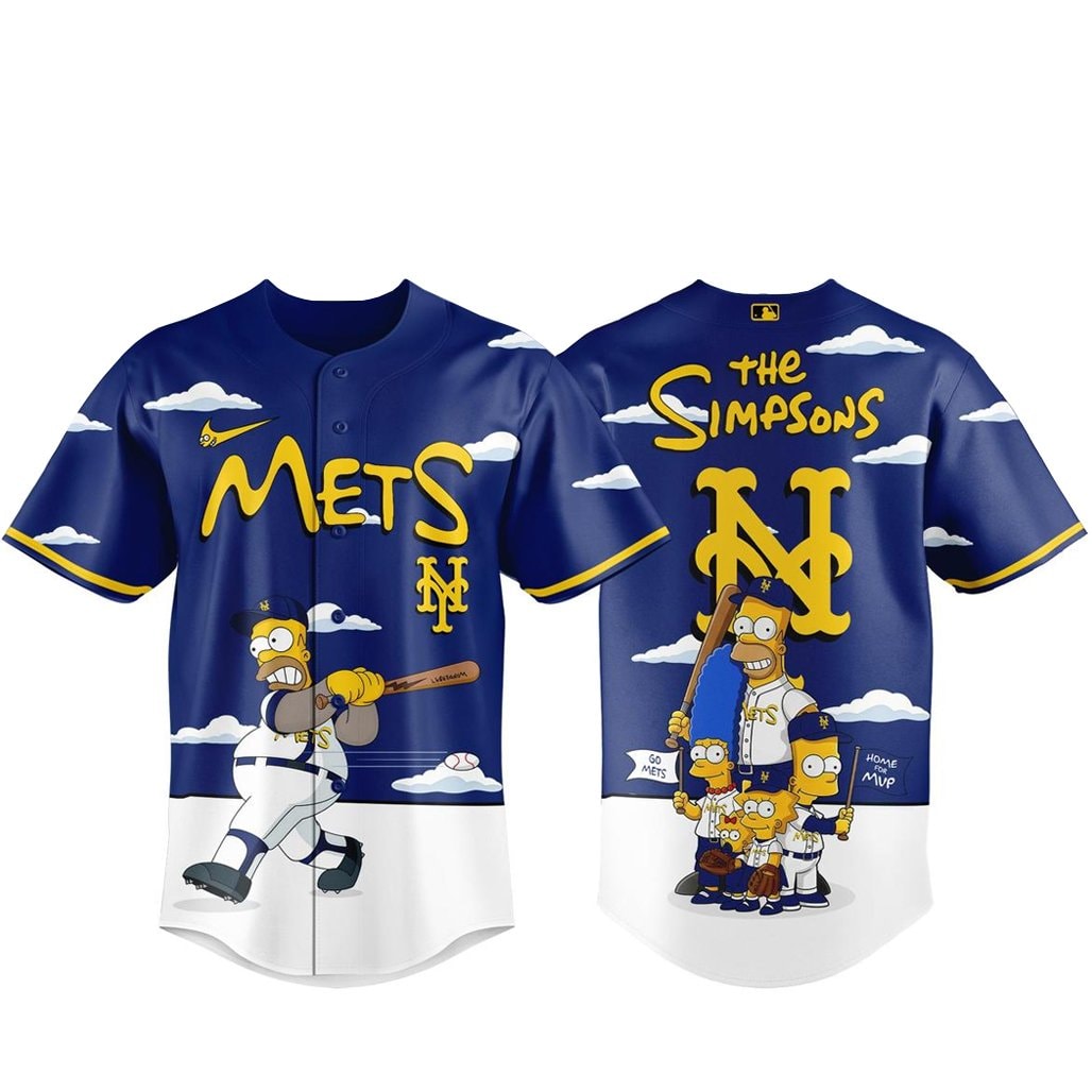 Baseball Team x The Simpsons 2026 Major Gameday Baseball Jersey