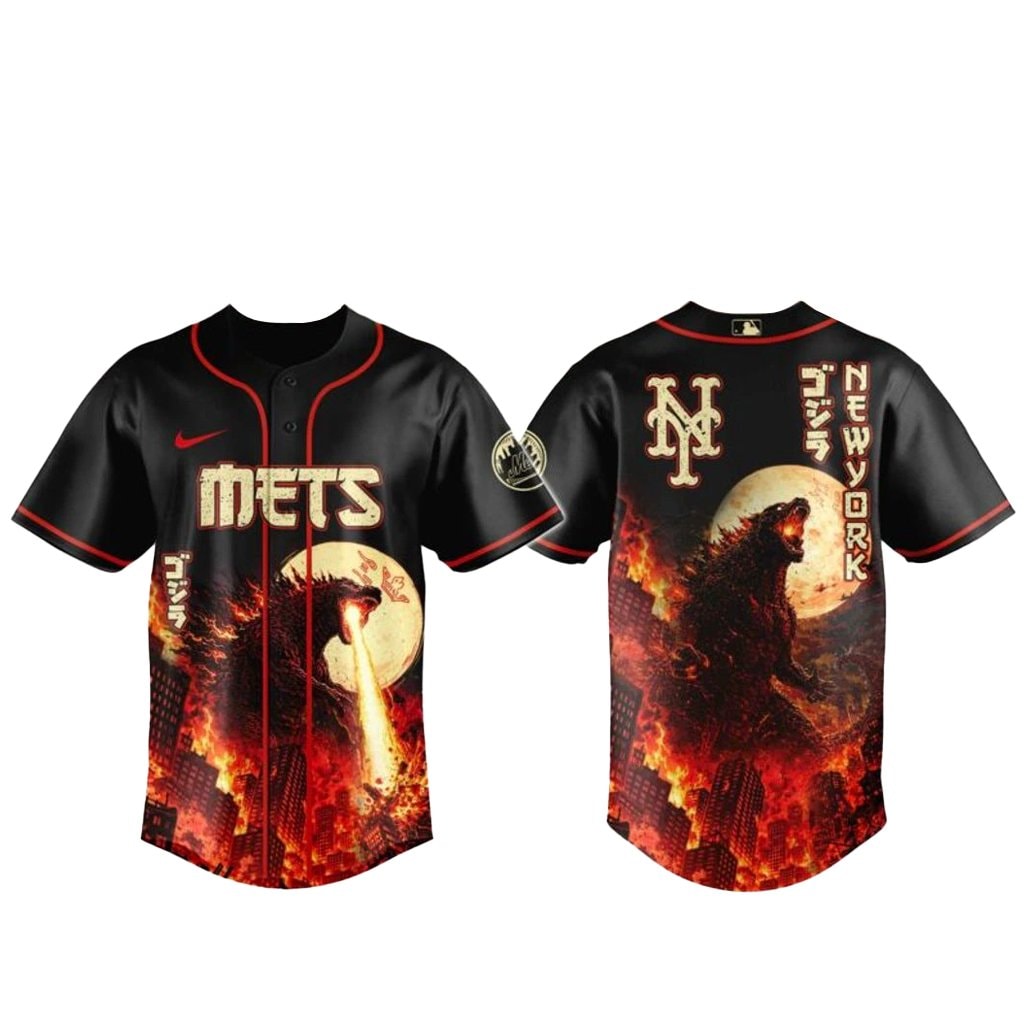 Baseball Team x Godzilla King of Monsters Baseball Jersey