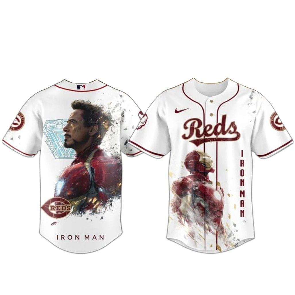 Baseball Team x Iron Man Game Day Baseball Jersey