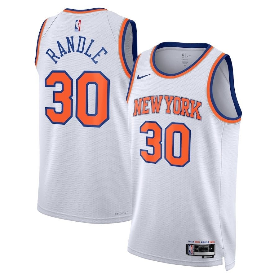 Julius Randle 30 New York Knicks Unisex Swingman Jersey Association Edition White