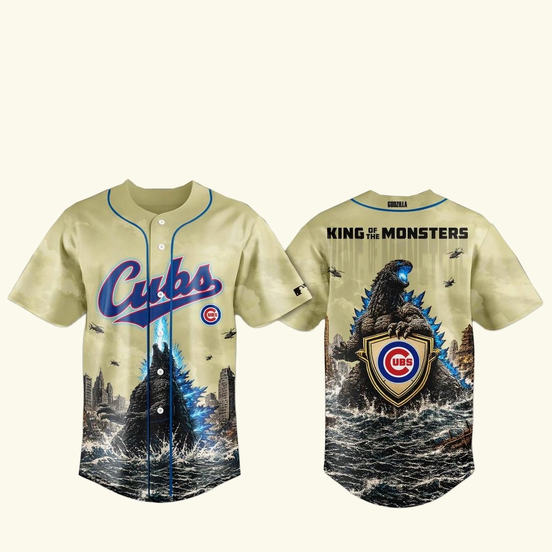 Baseball Team x Godzilla 2026 King Of The Monsters Baseball Jersey