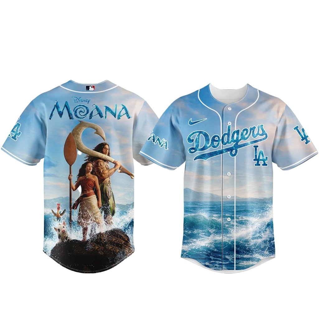 Baseball Team x Moana Live Action 2026 Baseball Jersey