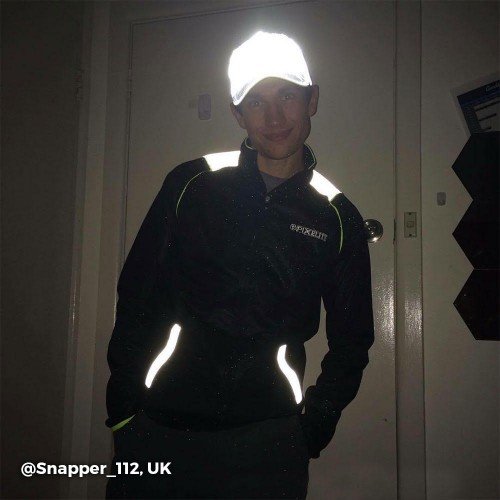 Reflective Running Cap - Adjustable Breathable Safety Hat