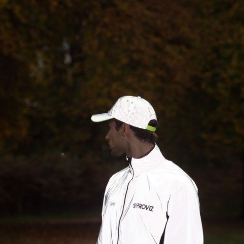 Reflective Running Cap - Adjustable Breathable Safety Hat