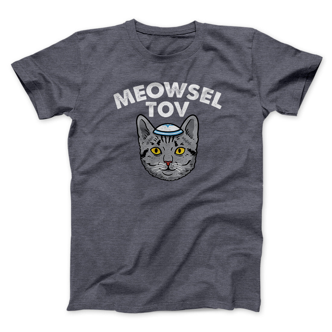 Meowsel Tov Funny Hanukkah Men/Unisex T-Shirt